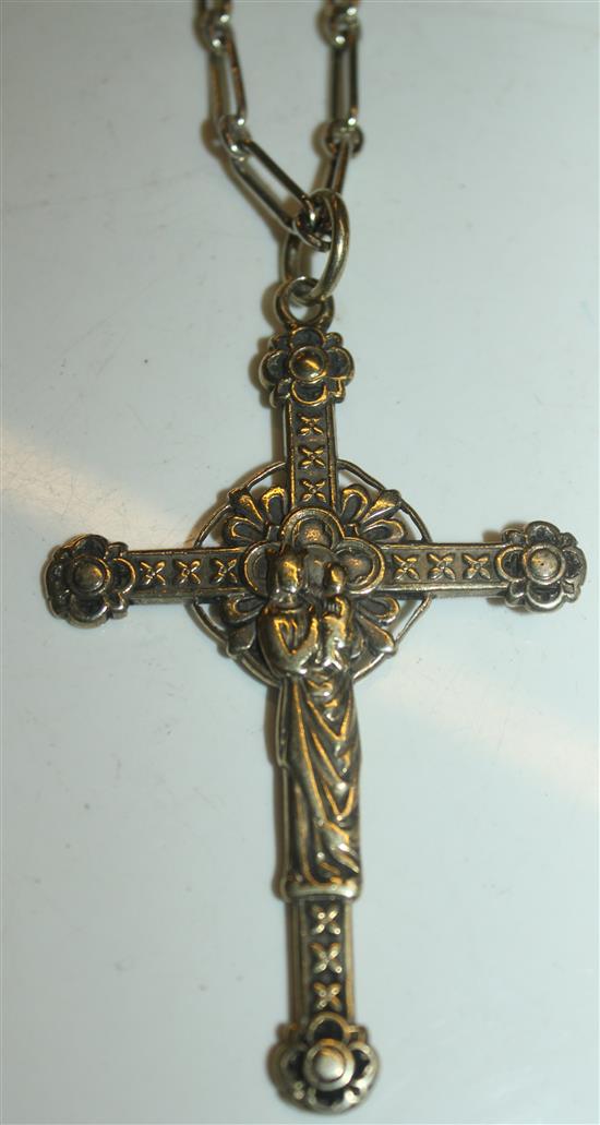 Crucifix on chain